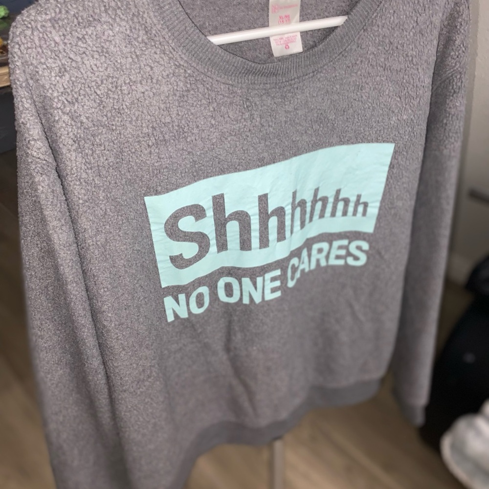 Graphic sweater grey size xl 15/17